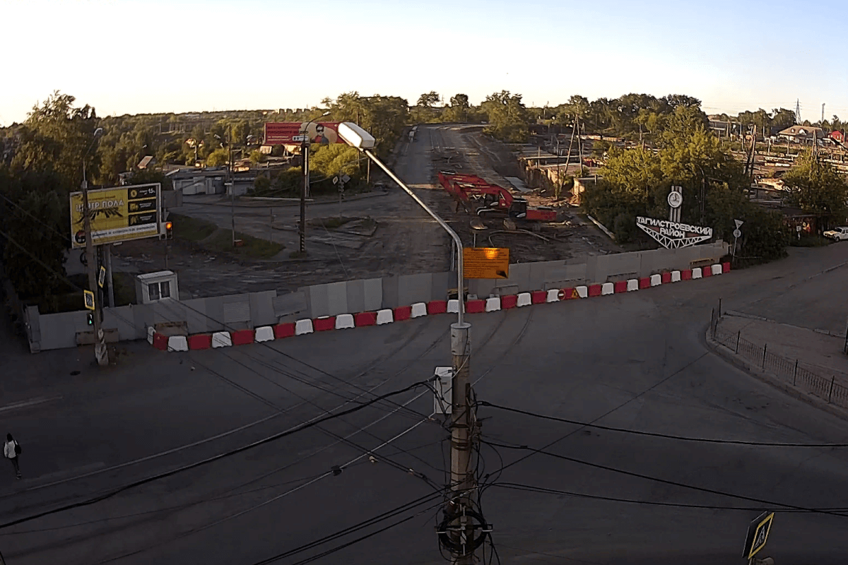 Видеокамера на мост на ул. Циолковского